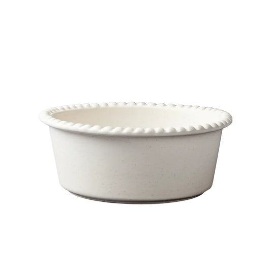 DARIA Bowl 23 cm stoneware Cotton White