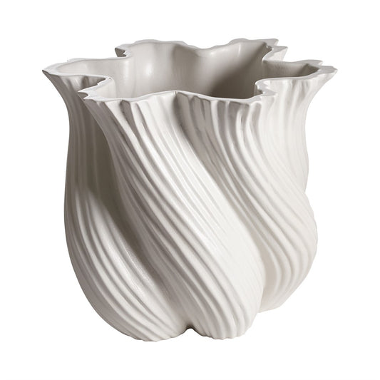 Mindy Vase Small Offwhite