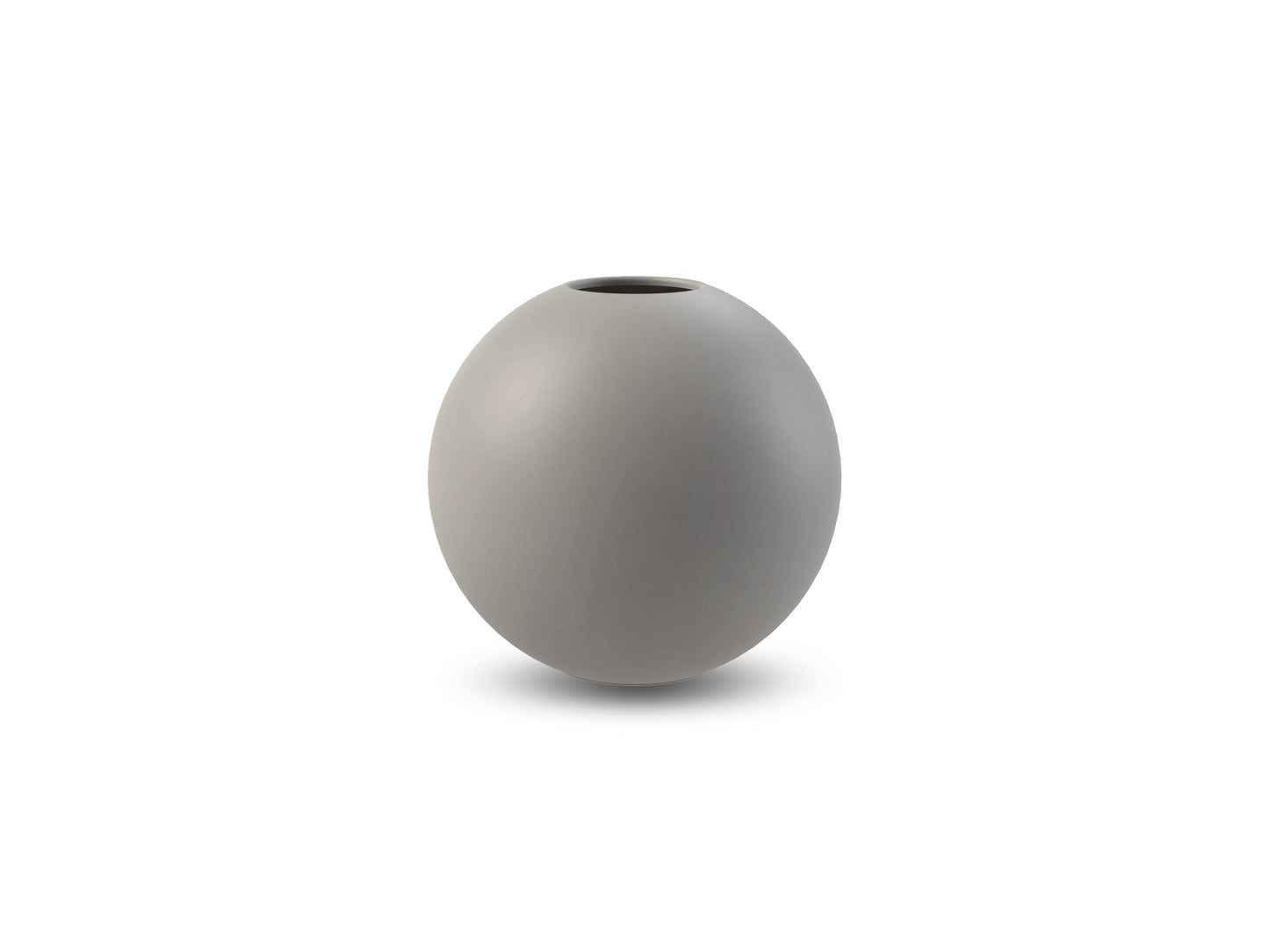 Ball vas 20 cm grey